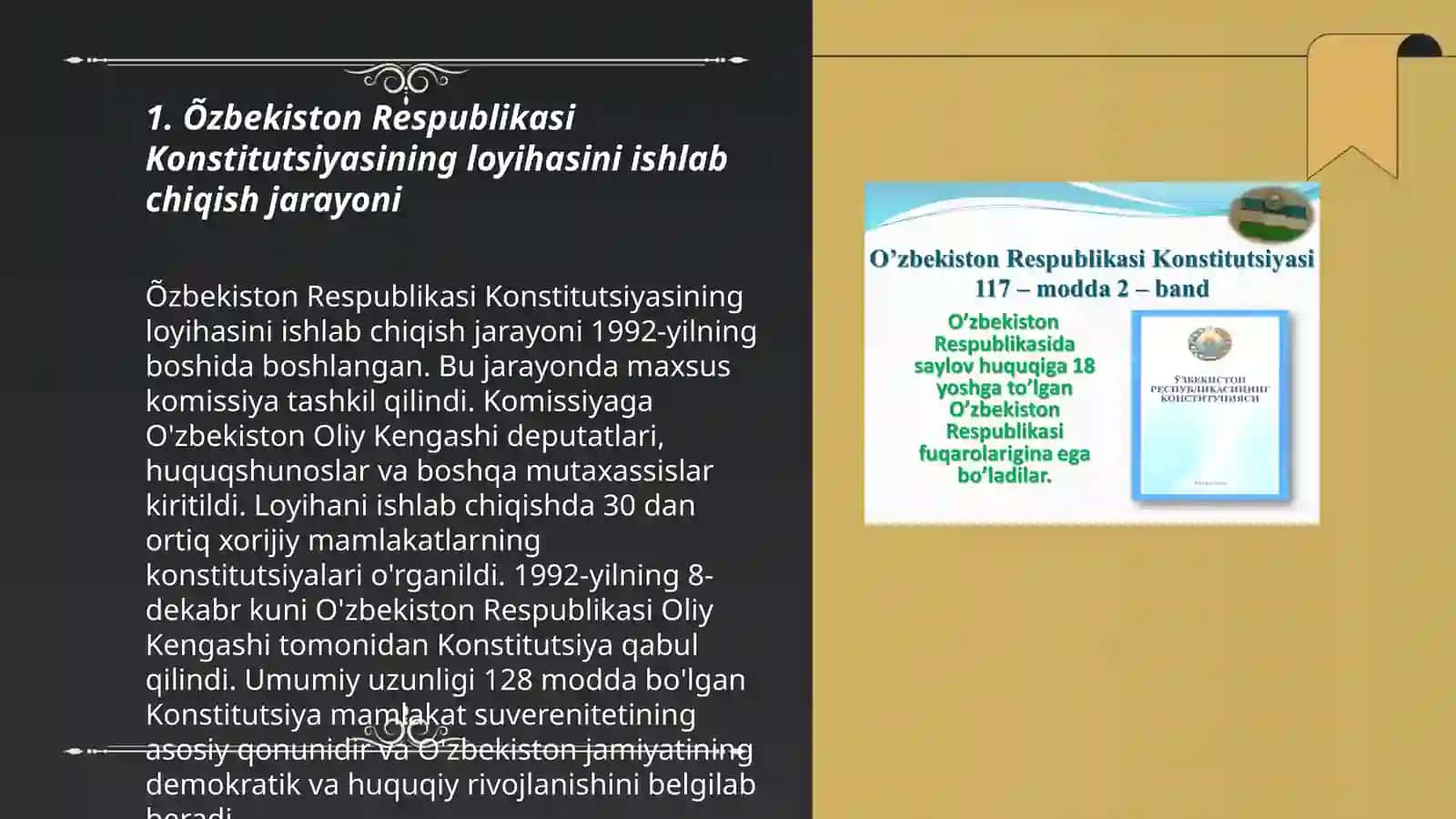 Õzbekiston Respublikasi Konstitutsiyasi 3