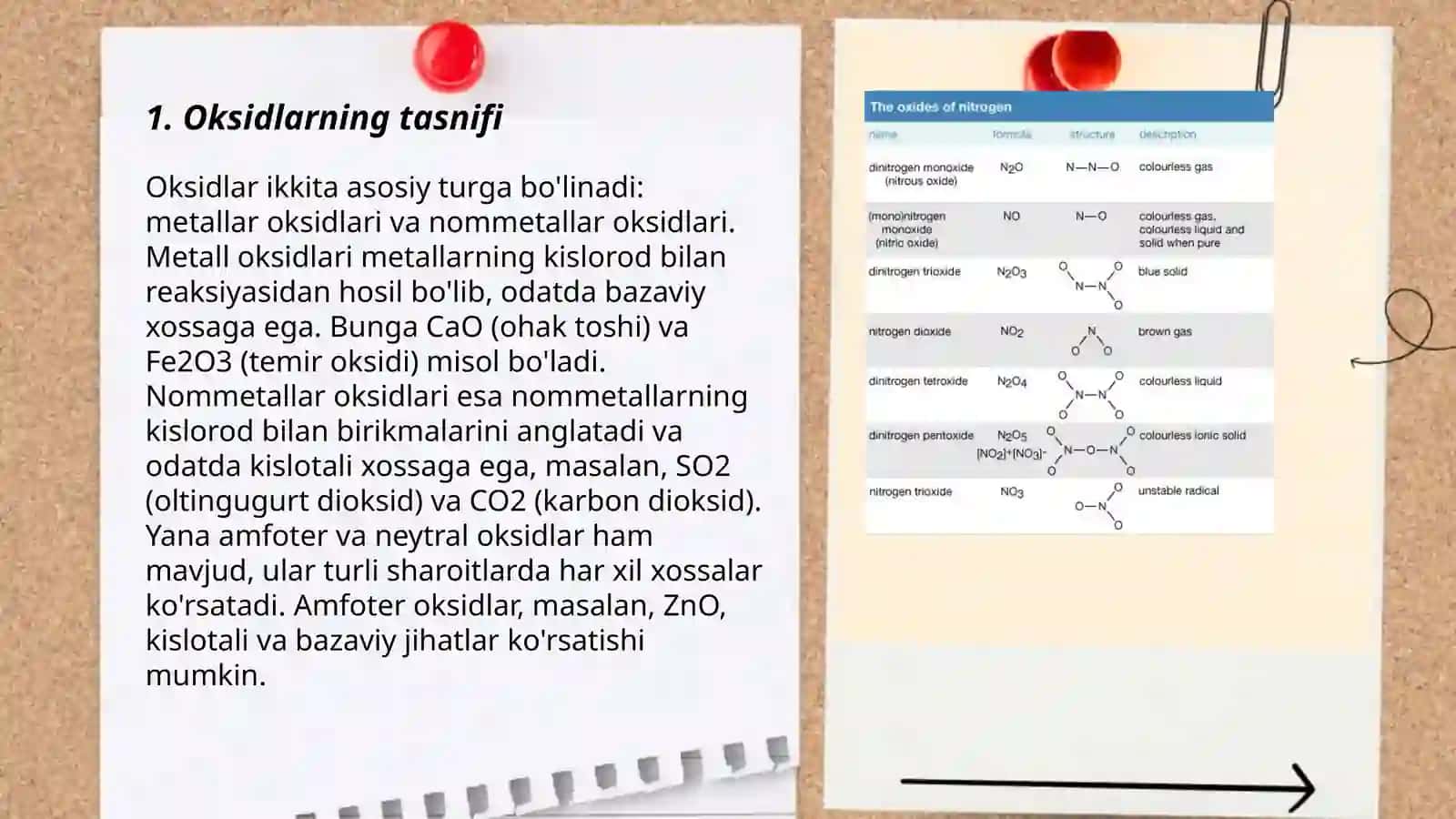 Oksidlar va ularning fizik-kimyoviy xossalari 3