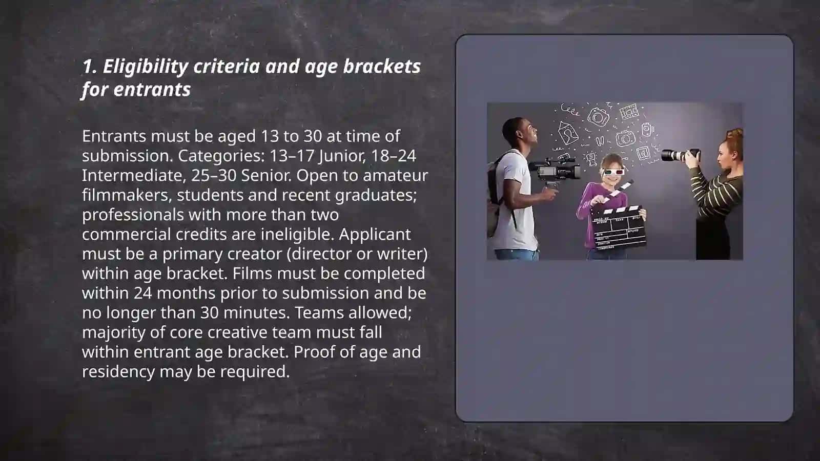 Young film makers competition 3