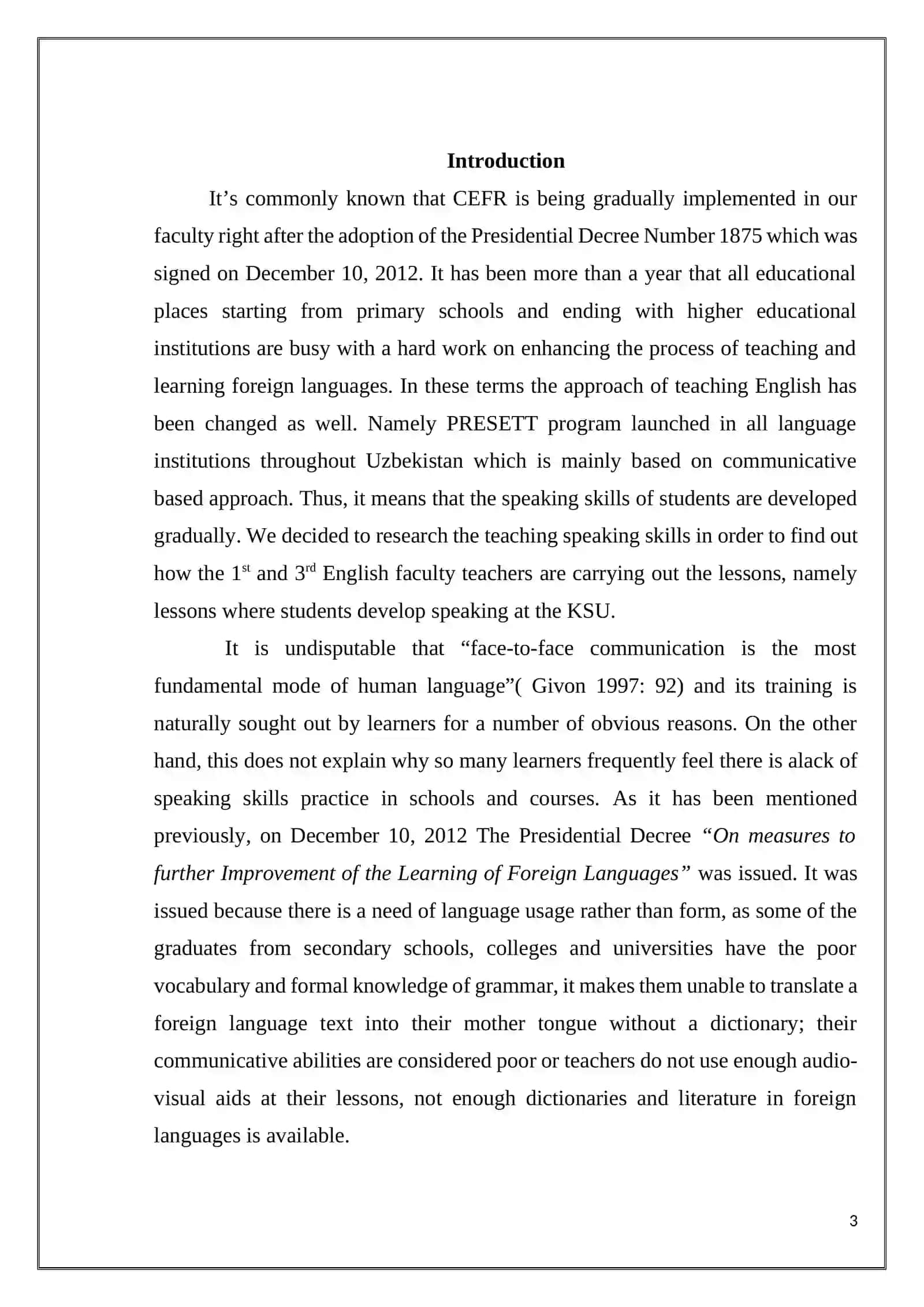 Developing Speaking Skills in Foreign Language Teaching 3