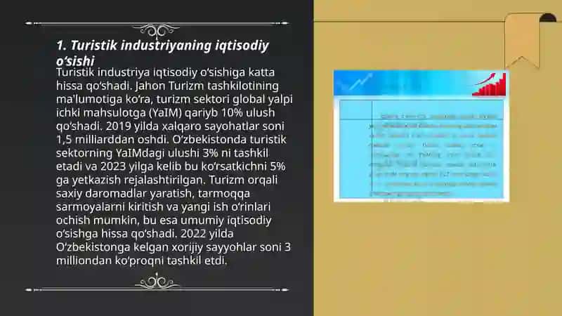 Turistik industriyaning iqtisodiy asoslari 3