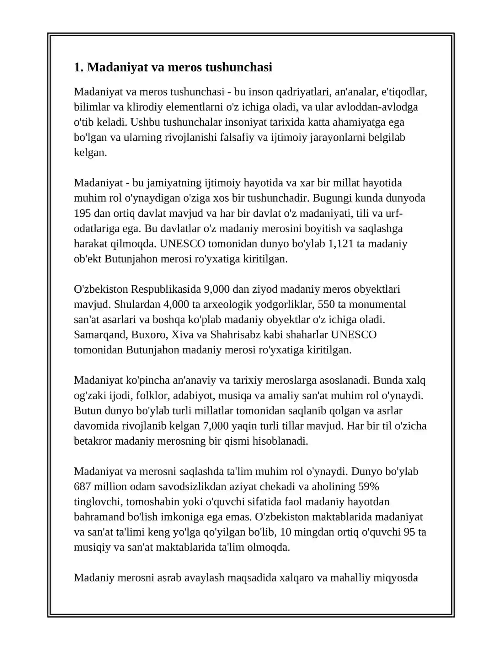 MADANIYAT TARAQIYOTIDA MEROSLIK VA VORISLIK 3