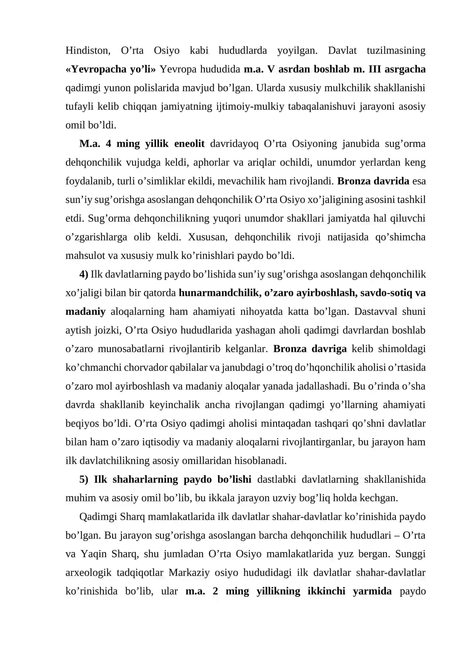 MARKAZIY OSIYO – JAHON SIVILIZATSIYASINING AJRALMAS QISMI 3