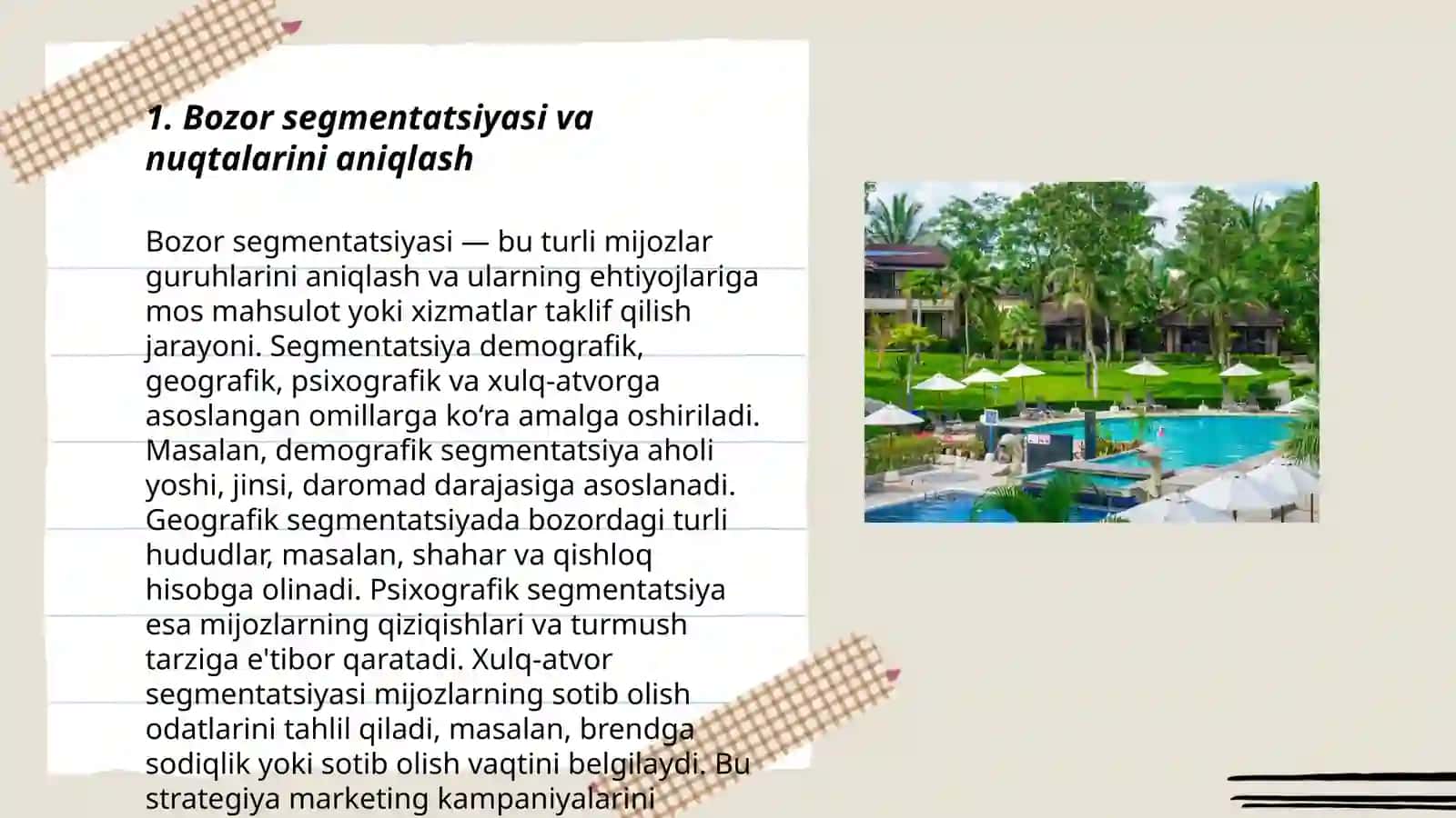 Bozor segmentatsiyasi va nuqtalarini aniqlash 3
