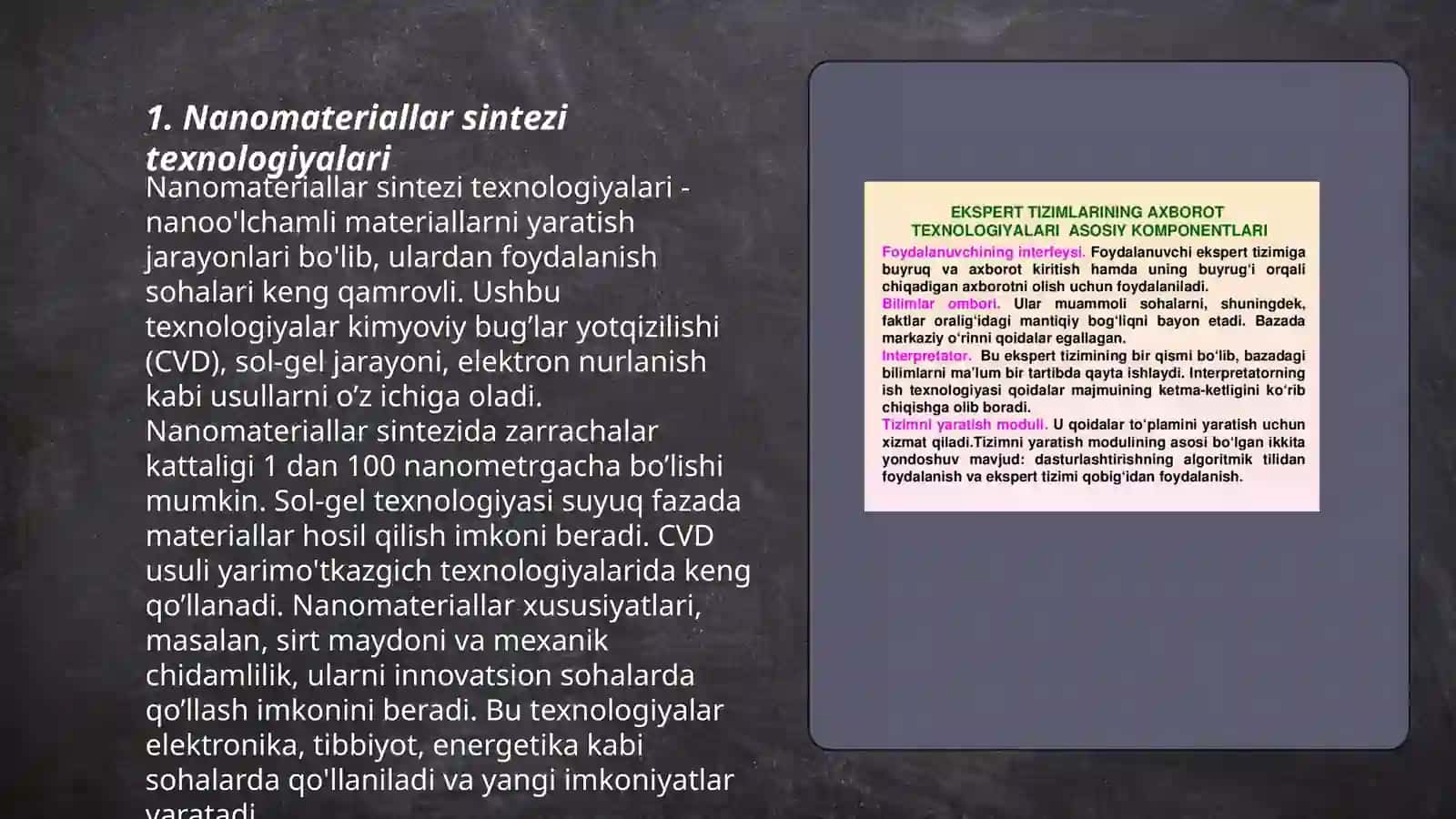 Nanomateriallar Sintez Texnologiyalari 3