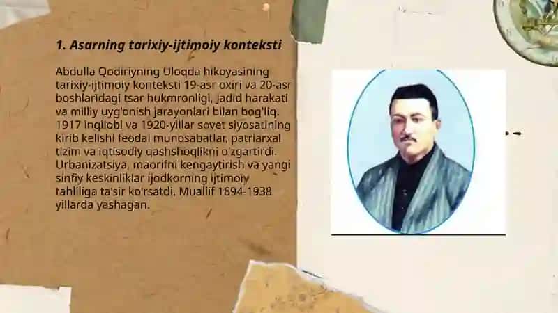 Abdulla Qodiriyning Uloqda hikoyasi tahlili 3