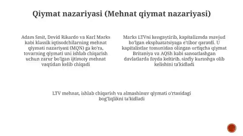 Klassik vakillarni iqtisodiy qarashlari 3