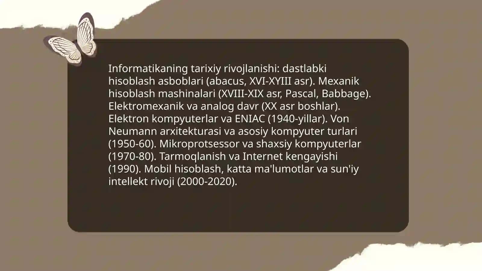 Informatikaning tarixiy rivojlanishi va asosiy bosqichlari 3