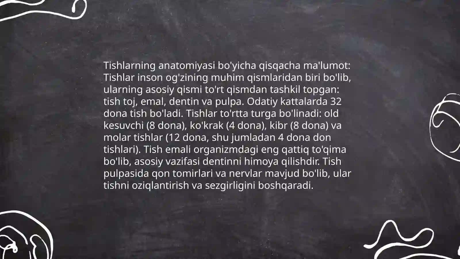 Tishlarning nerf bilan taʼminlanishi 3