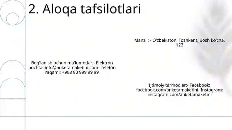 Anketa Maketini Qurilishi 3