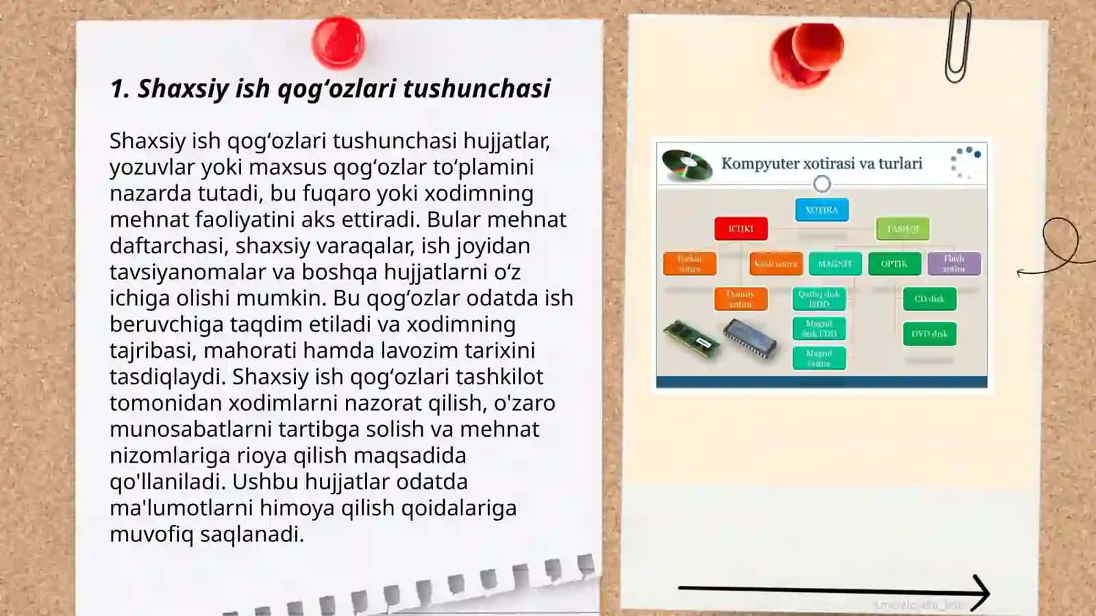 Shaxsiy ish qogʻozlari va ularning turlari 3