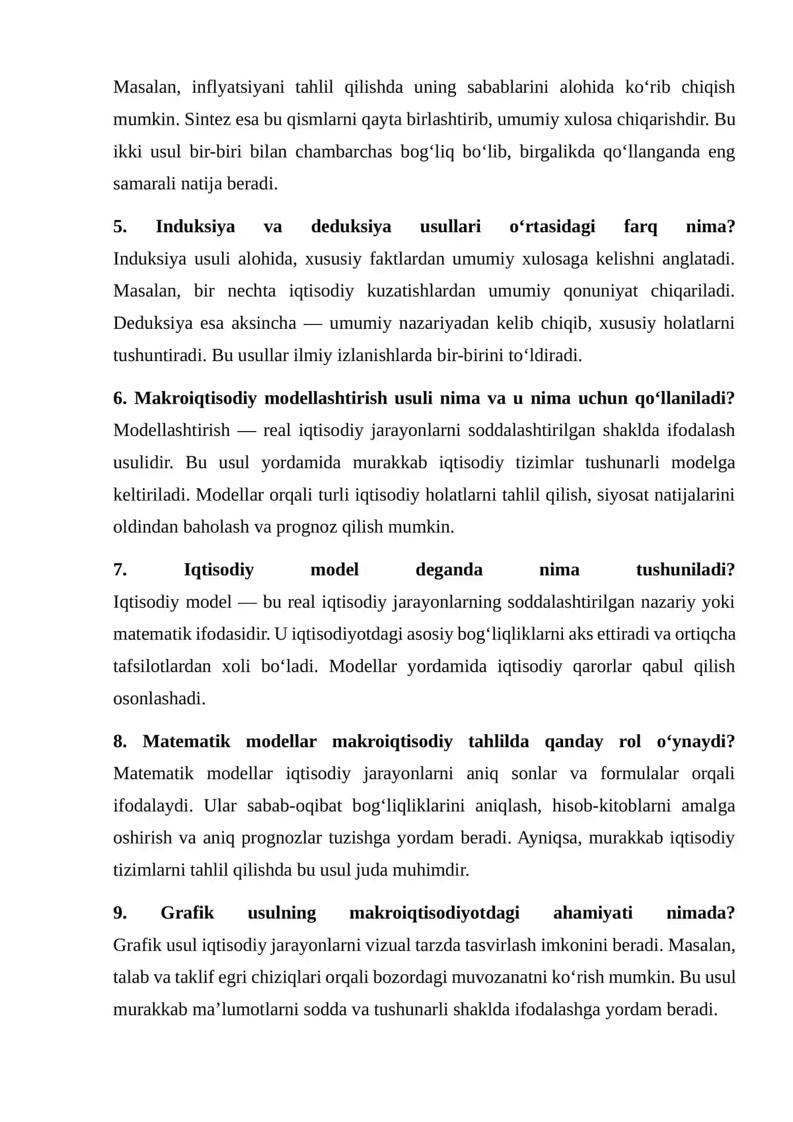 Makroiqtisodiyot fanining tadqiqot usullari 3
