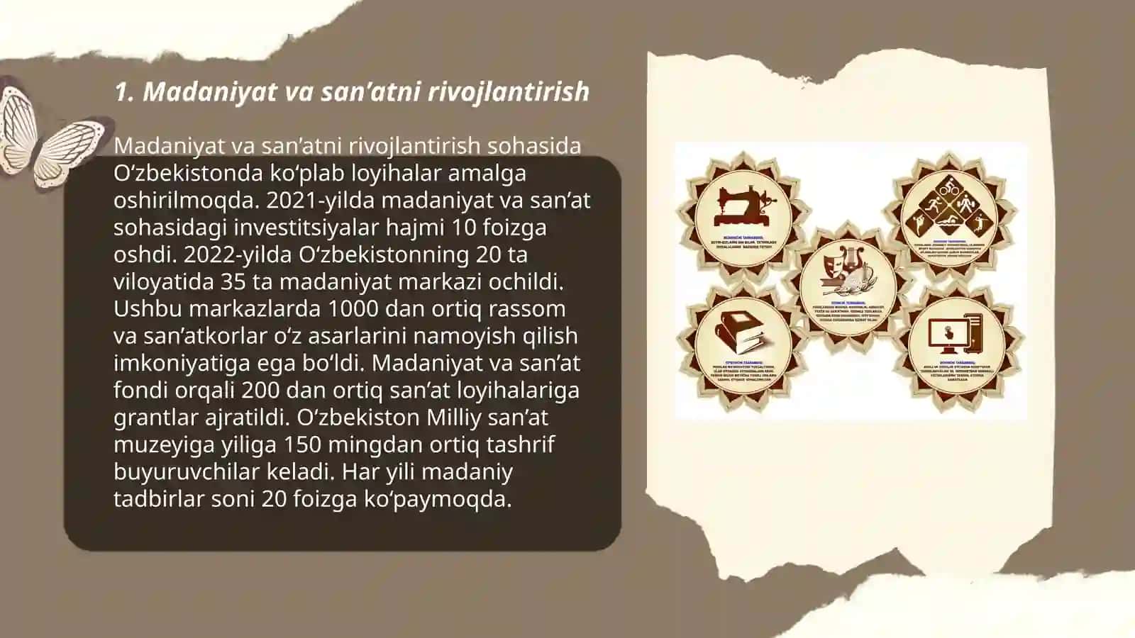 Madaniyat va san’atni rivojlantirish 3