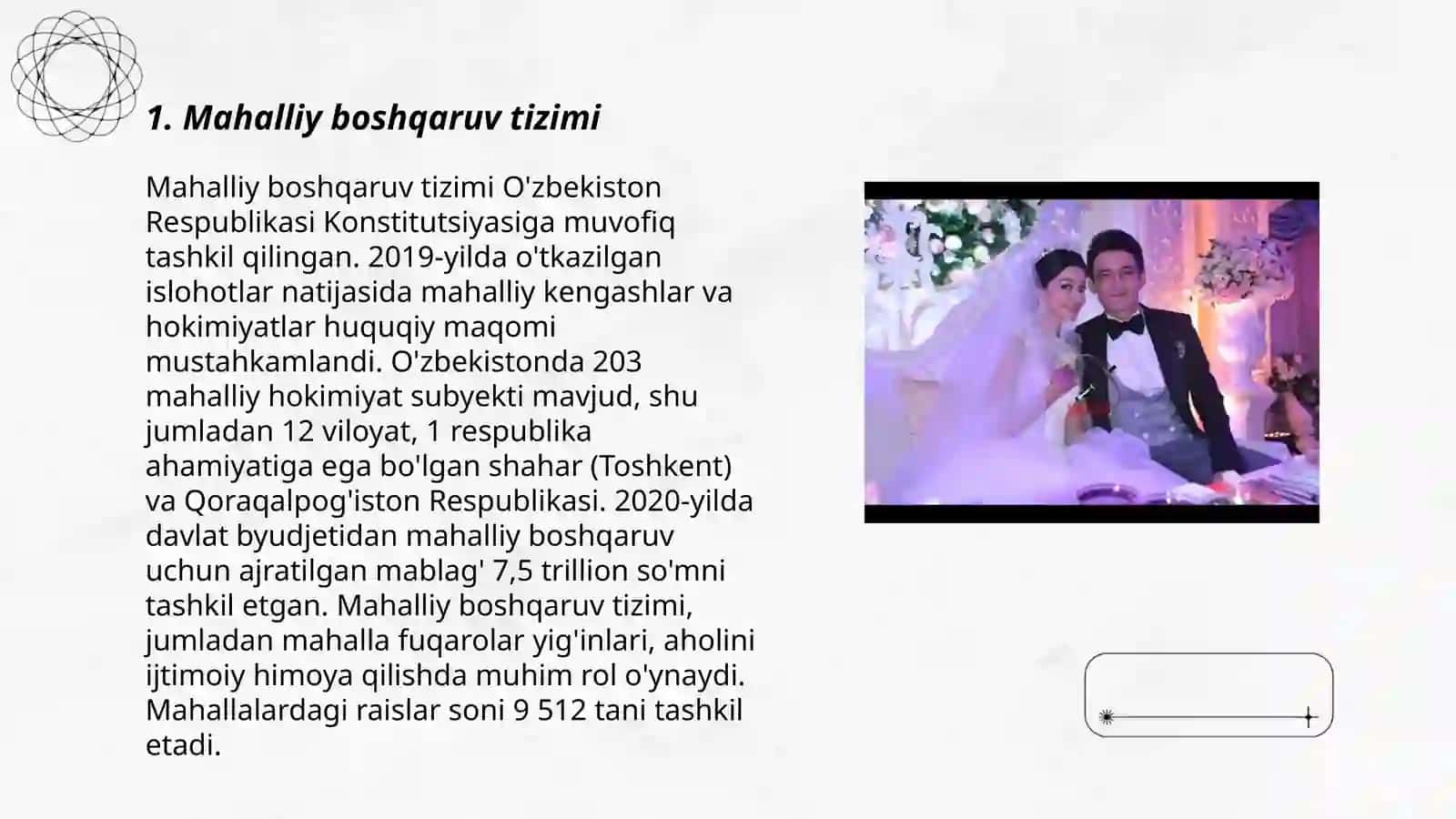 Mahalliy boshqaruvni tashkil etish. Tashkiliy shakllari va tuzilishi 3
