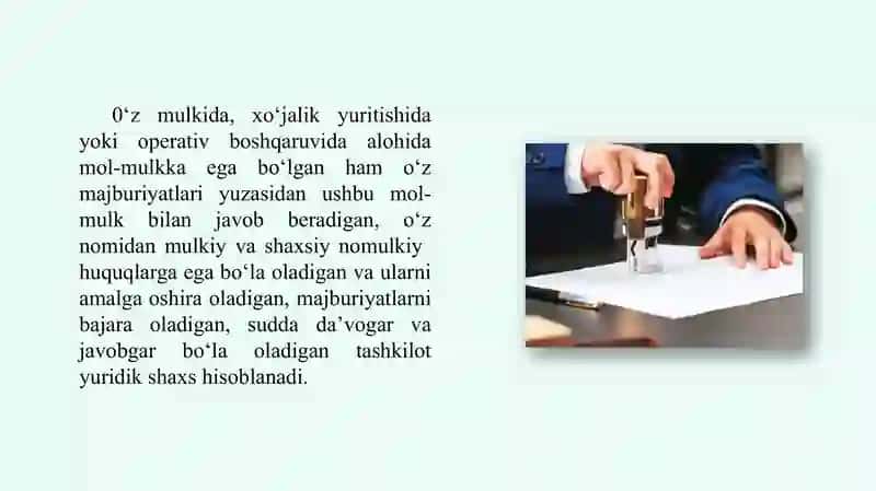 Yuridik shaxsning tugatilishi va majburiyatlarning bekor bo‘lishi 3