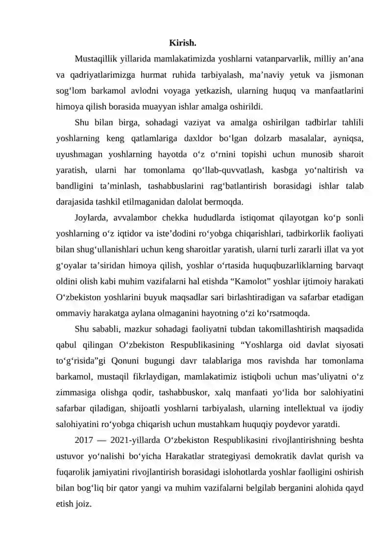 Yoshlar tashkilotchisining faoliyatini tashkil etish metodlari 3