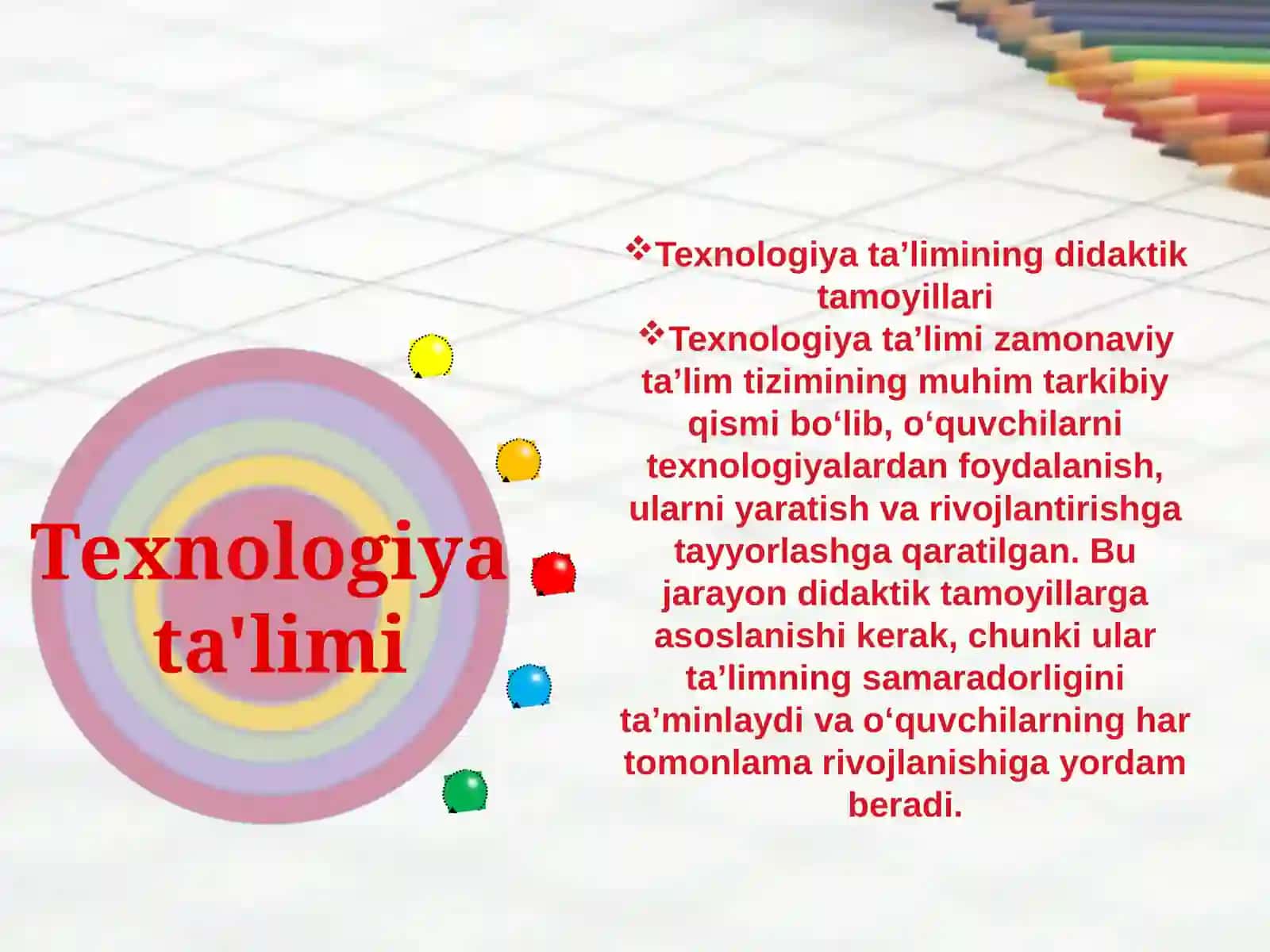 Texnologiya taʼlimining didaktik tamoyillari 3