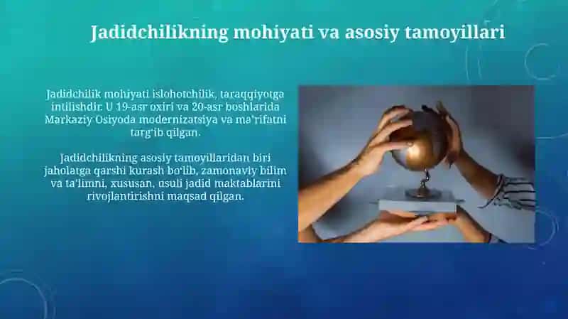 Jadid manfat parvarlarning oʻlka ijtimoiy manaviy hayotida tutgan oʻrni 3