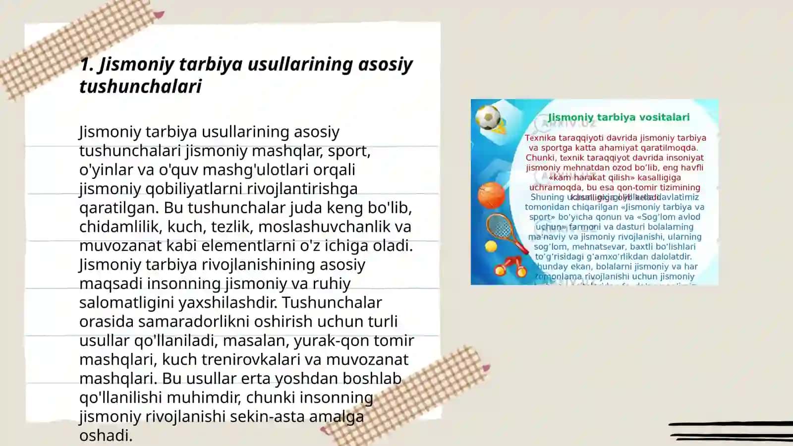 MTTlarda jismoniy tarbiya berish usullari 3