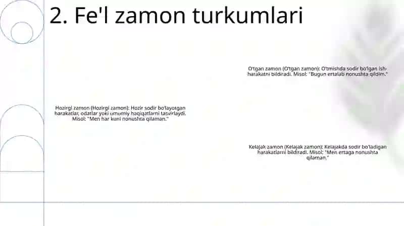 Rod Son Kelishik Va Zamon Kategoriyasi 3