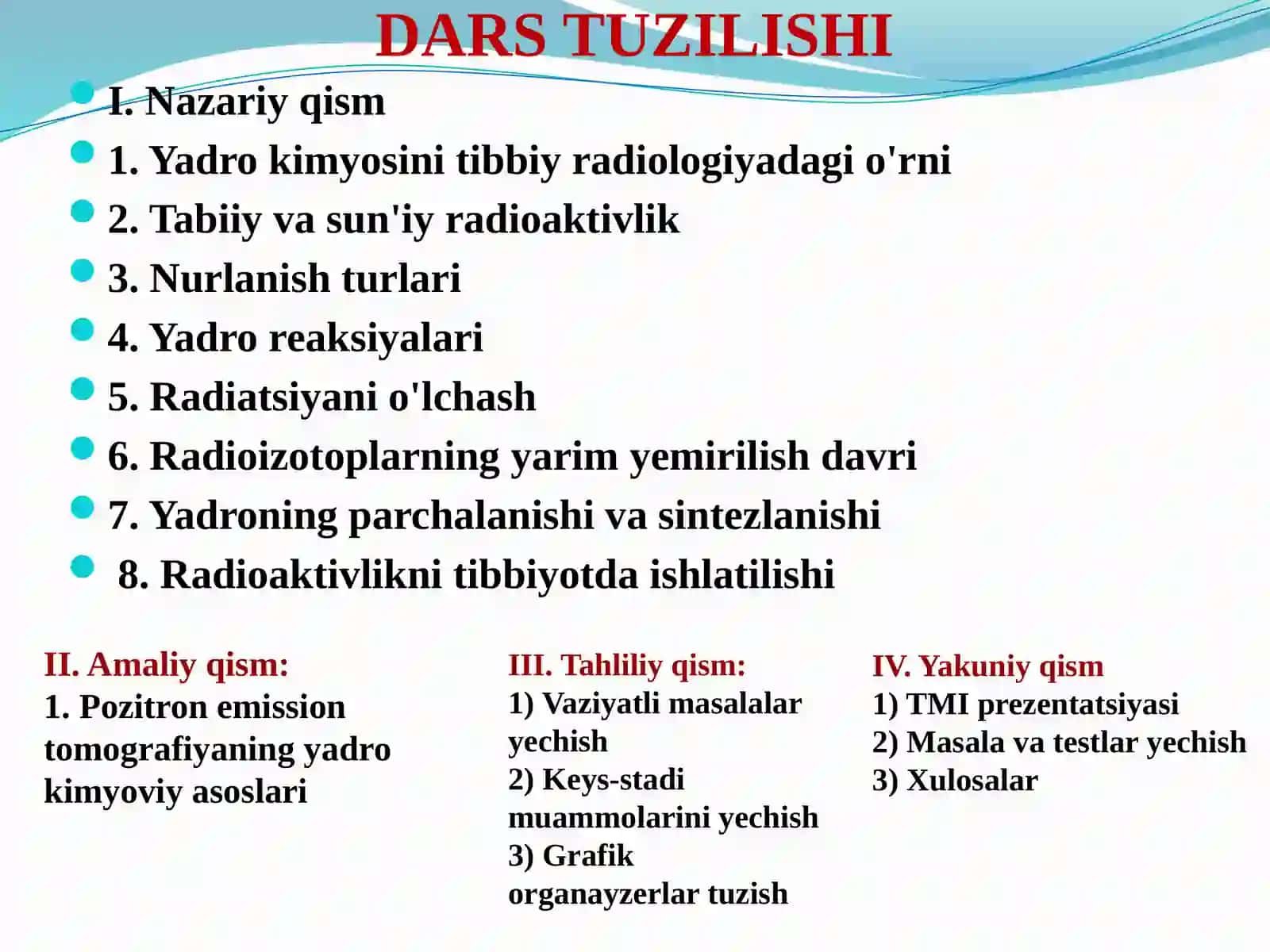 Yadro kimyosi 3