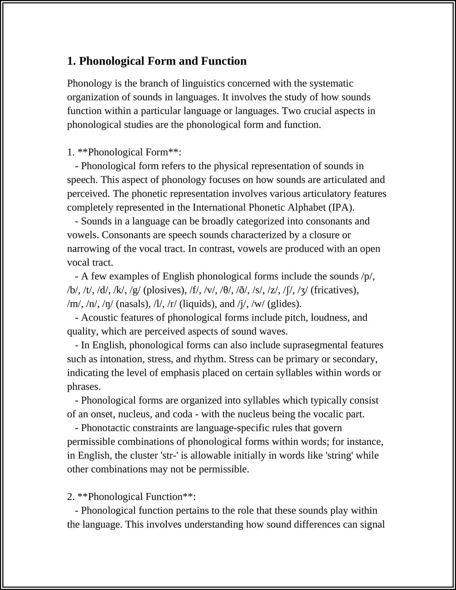 LINGUISTIC FORM AND FUNCTION 3