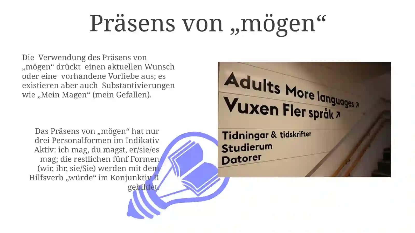 Konjugation mochten mogen 3
