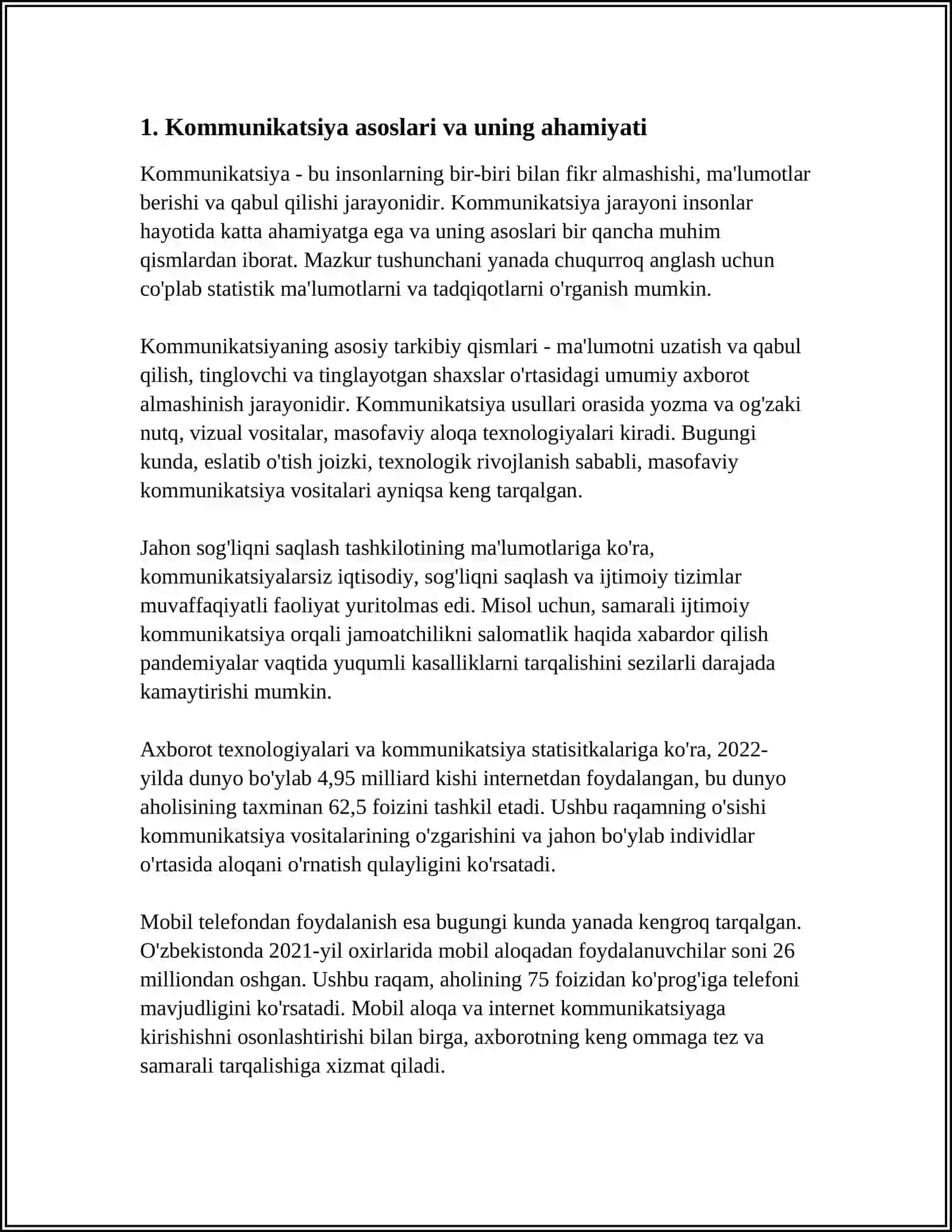 PSIXOLOGIK TRENINGDA KOMMUNIKATSIYA KO‘NIKMALARINI RIVOJLANTIRISH USULLARI 3