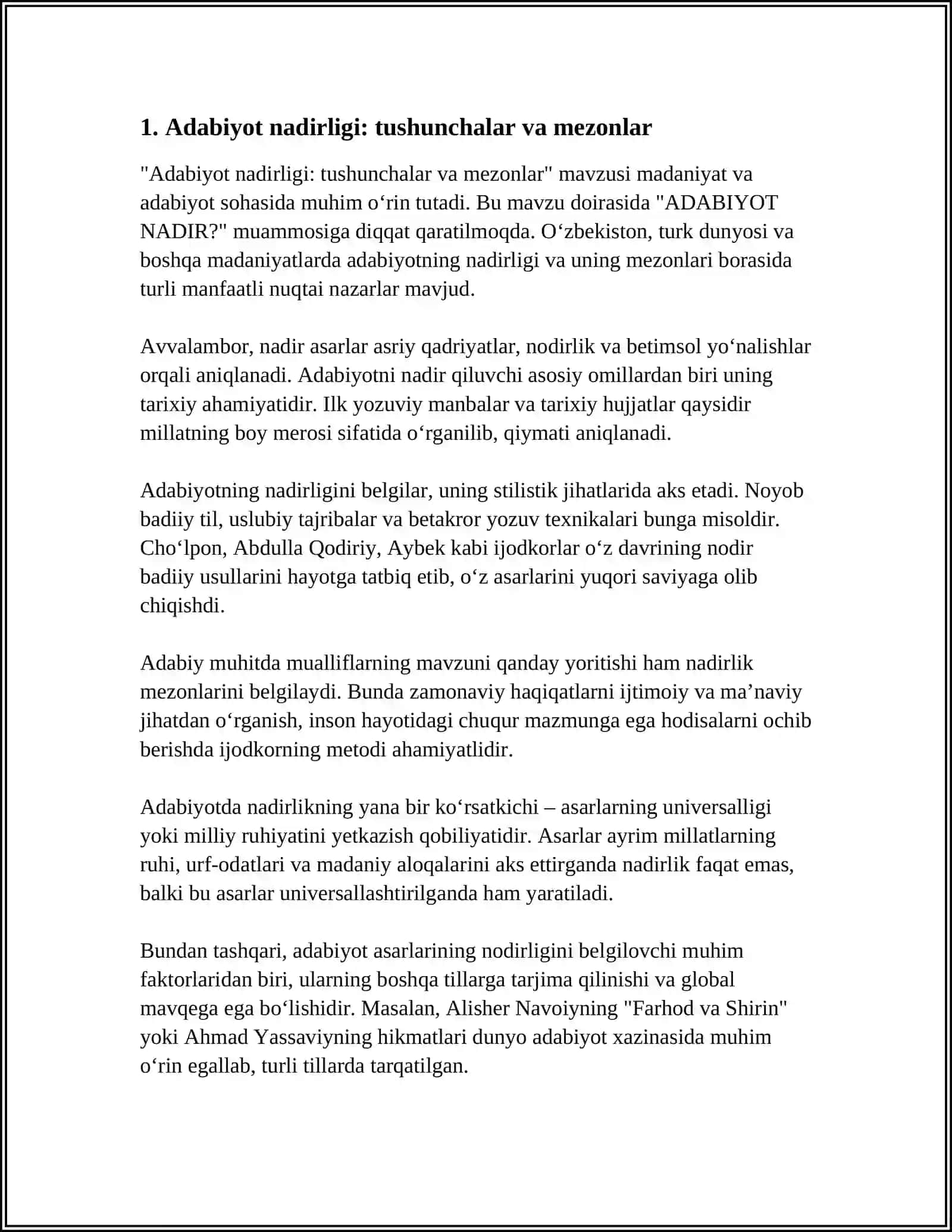 ADABIYOT NADIR? 3