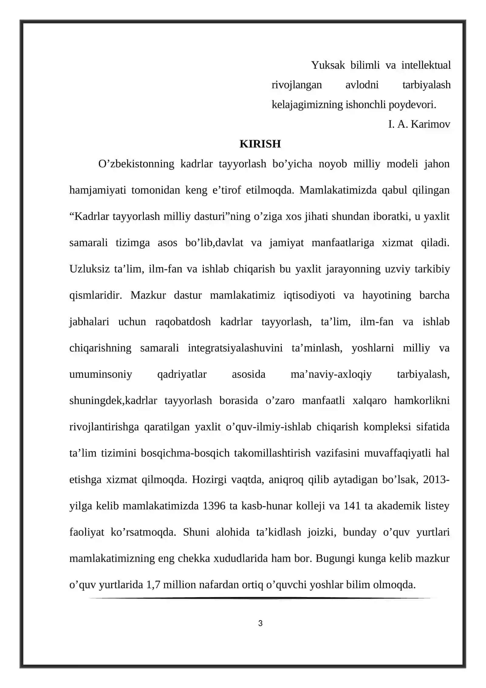Chiziqli bir jinsli bo`lmagan oddiy differensial  tenglamalarning normal sistemasi” 3