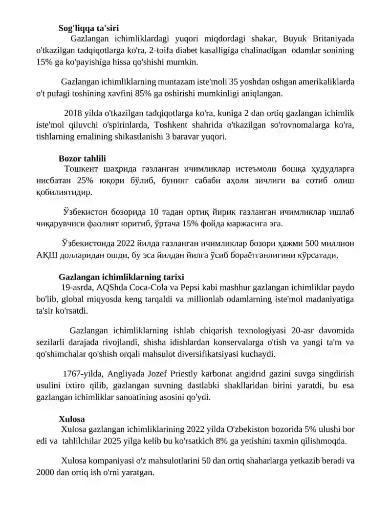 Gazli ichimliklar 3