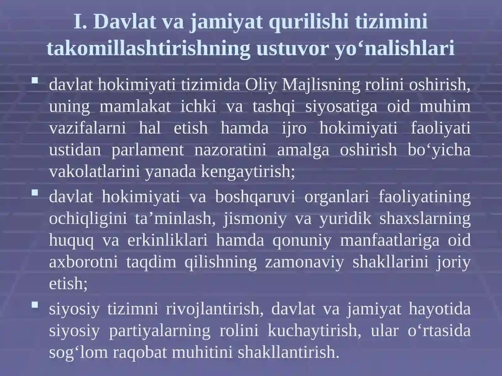 Yangi O‘zbekistonda amalga oshirilayotgan islohotlar 3