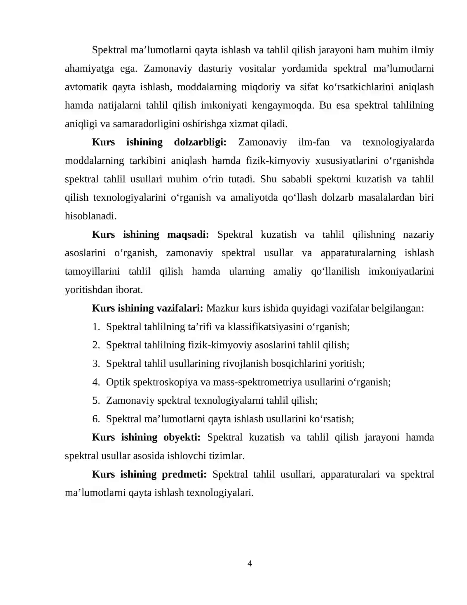 SPEKTRNI KUZATISH VA TAHLIL QILISH 3