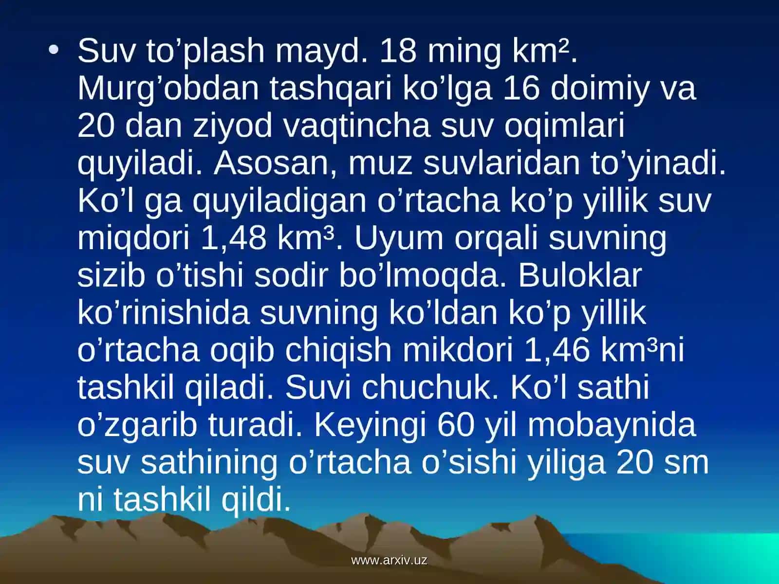 Sarez ko’li 3
