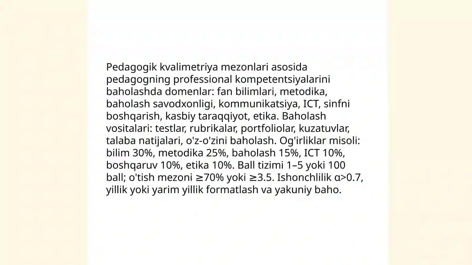 Pedagogik kvalimetriya mezonlari asosida zamonaviy pedagog 3