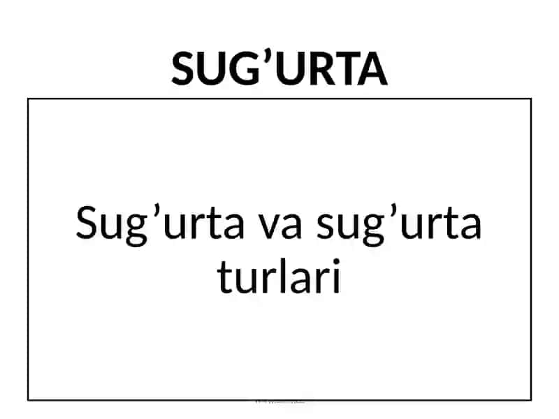 Sug`urta 3
