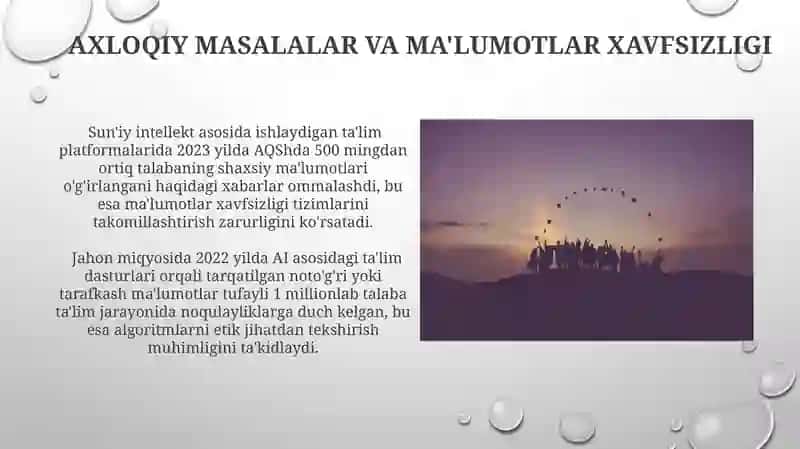 Talimda suniy intellektning qullanishi 3
