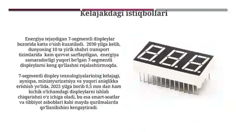 7-segmentli displey va uning istiqbollari 3