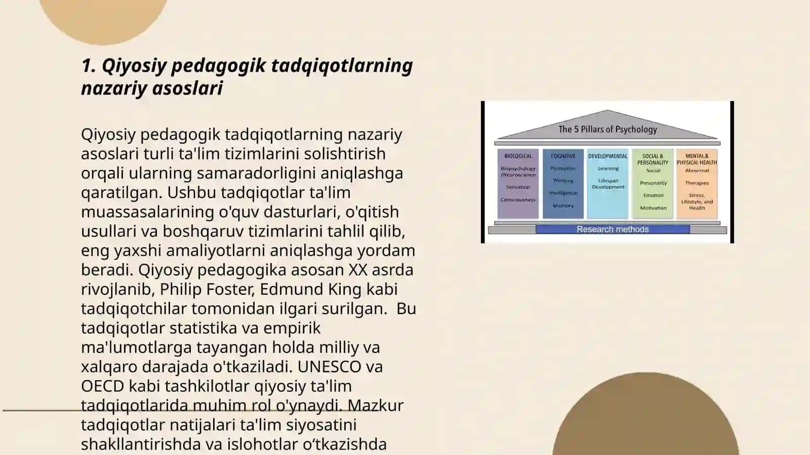 Qiyosiy pedagogik tadqiqotlarning dolzarb yo’nalishlari 3