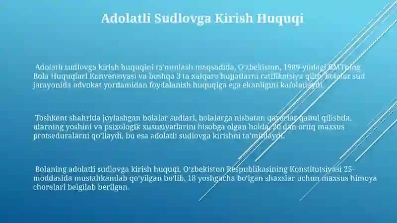 Bolaning Konstitutsiyaviy Huquq va Erkinliklarini Ta’minlash 3