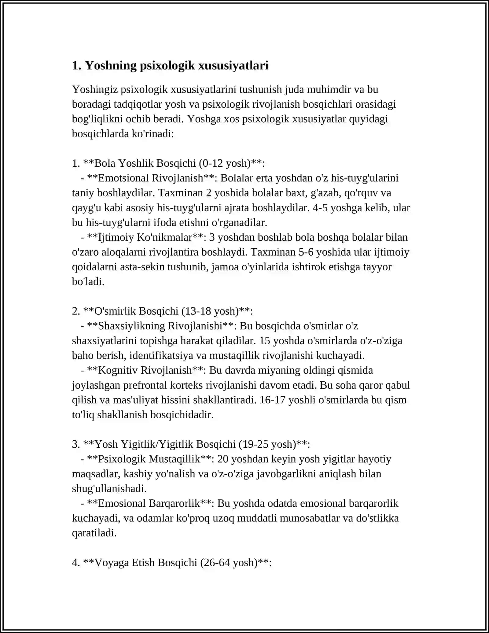 Yosh xususiyatlarining inson irodaviy boshqaruviga ta'siri 3