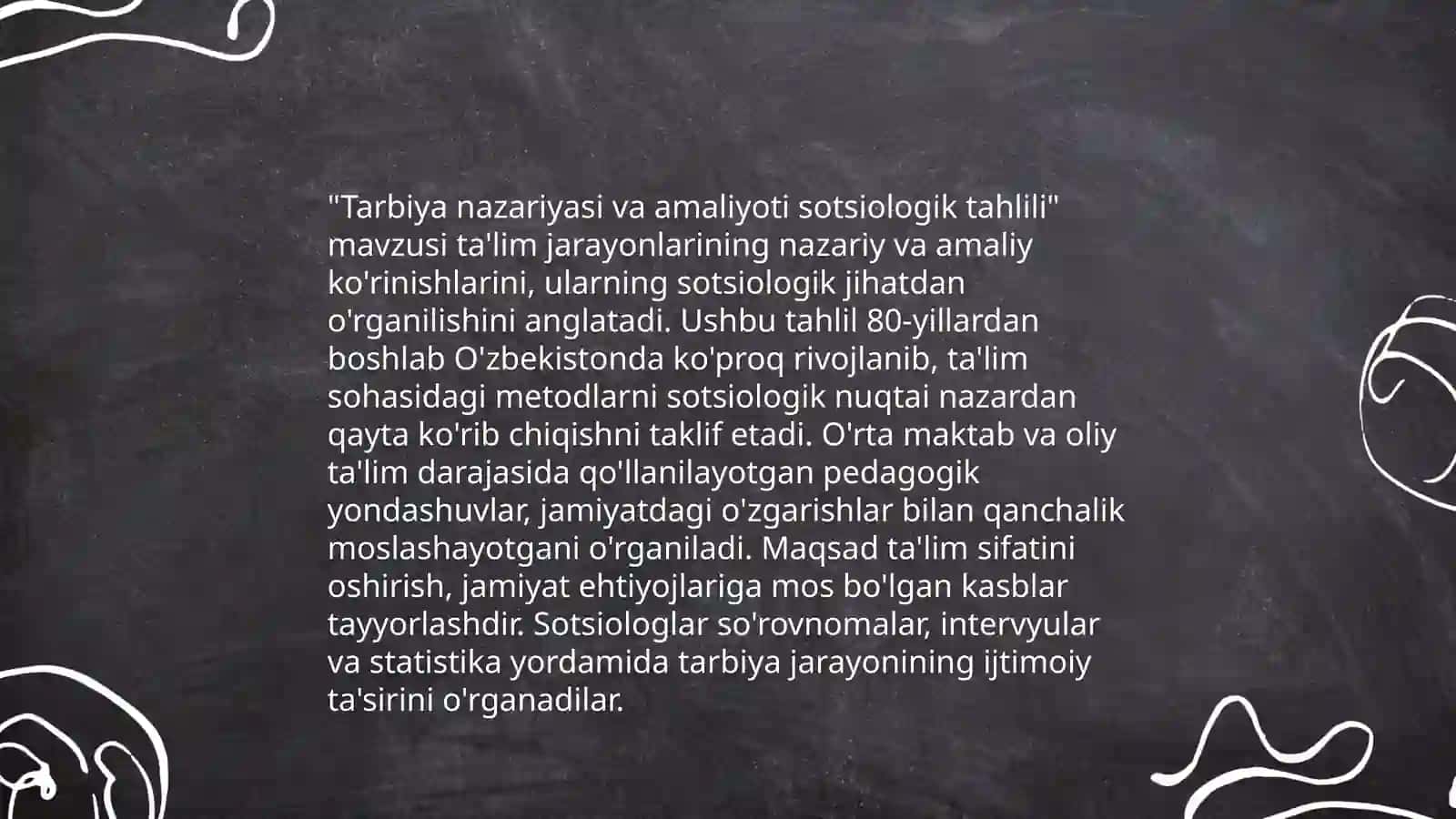 Tarbiya nazariyasi va amaliyoti sotsiologik tahlili 3