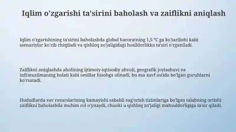 Iqlimoʻzgarishigamoslashuv 3