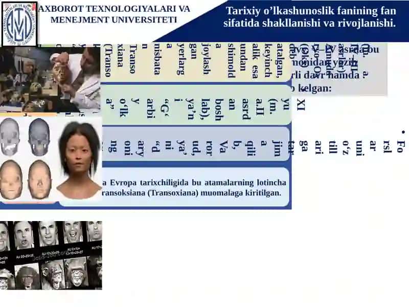 Tarixiy o‘lkashunoslik fanining shakllanishi va rivojlaniishi tarixidan 3