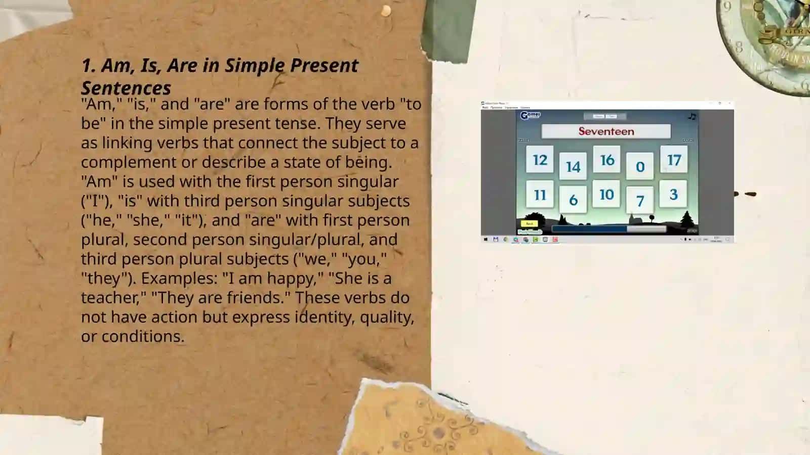 Am, Is, Are in Simple Present Sentences 3