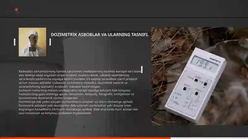 DOZIMETRIK ASBOBLAR VA ULARNING TASNIFI 3