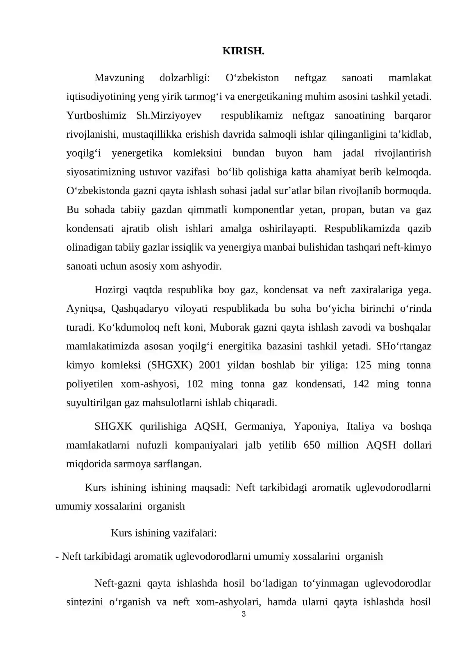 Neft tarkibidagi aromatik uglevodorodlarni umumiy xossalari 3
