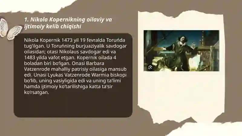Nikola Kopernik hayoti va ilmiy faoliyati 3