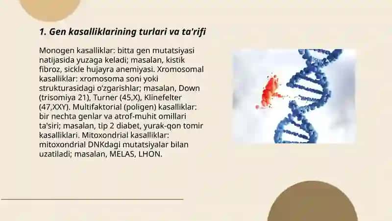 Gen kasalliklari 3