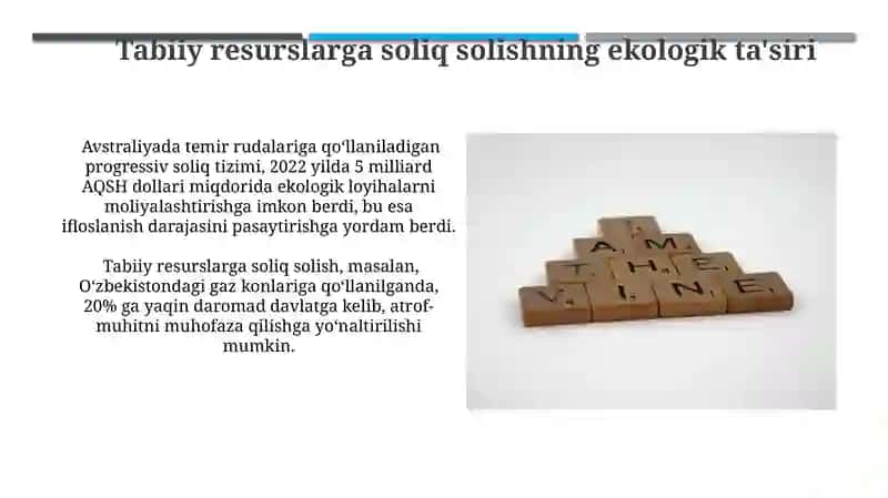Tabiiy Resurs Soliqlarining Iqtisodiy Ta'siri 3